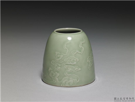 清 康熙 青釉瓷水盛,清 康熙,陶瓷,文具文玩