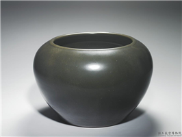 清 雍正 茶叶末釉缸,清 世宗,,盛装器