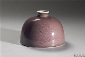 清 康熙 豇豆红太白尊,清 圣祖,,文具