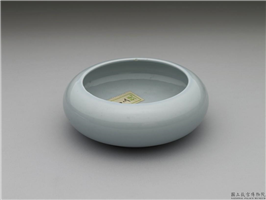 清 康熙 天蓝釉笔洗,清 圣祖,,文具、文玩