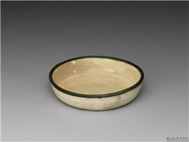 白釉划花芙蓉洗,宋,,文具、文玩