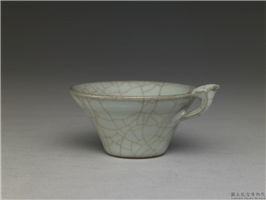 元 青瓷单把杯,元,陶瓷,饮器