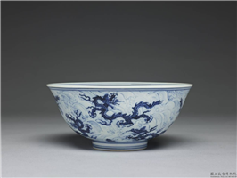 弘治窑 青花九龙腹,明 孝宗,陶瓷,盛装器