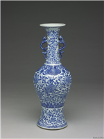 万历款 青花双喜尊,明 神宗,,盛装器