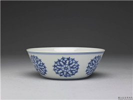 明 成化窑 青花图案花纹洗,明 成化,陶瓷,水器