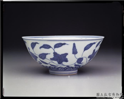 明 成化窑 青花花卉纹碗,明 成化,陶瓷,盛装器