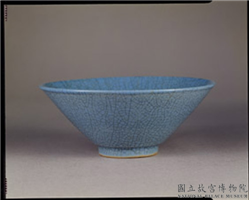 明 宣德窑 天蓝釉碗,明 宣德,陶瓷,食器