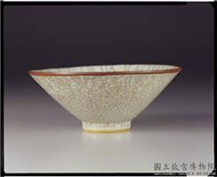 明 成化 无款 仿哥釉茶锺,明 成化,陶瓷,盛装器