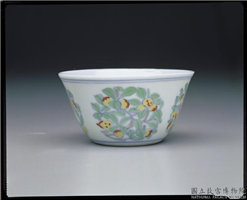 明 成化窑 斗彩团果杯,明 成化,,饮器