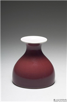 清 雍正 红釉尊,清 世宗,,花器