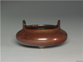 清 古铜釉宣德炉,清,金属,陈设器,香具