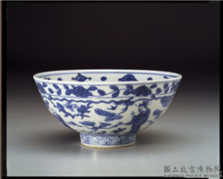 明 万历 青花人物碗,明 万历,陶瓷,食器,盛装器
