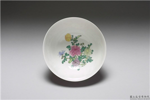 清 乾隆 磁胎画珐琅锦上添花大碗,清 高宗6年,,盛装器