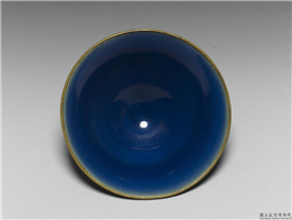 明 嘉靖 霁青茶锺,明 世宗,,盛装器
