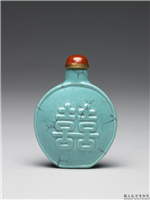 清 十八世纪 松绿石釉,清,陶瓷,盛装器