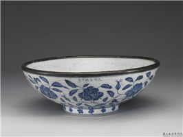 明 宣德 青花四季花卉大碗,明 宣宗,,文具、文玩