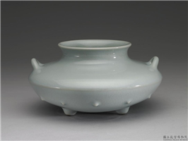 清 乾隆 仿汝釉花囊,清 高宗,,陈设