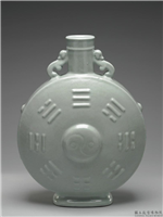 清 雍正 仿官釉八卦尊,清世宗 雍正,,陈设