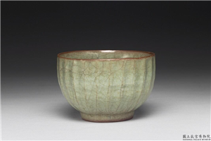 宋 龙泉窑 菱花式洗,宋,,文具、文玩