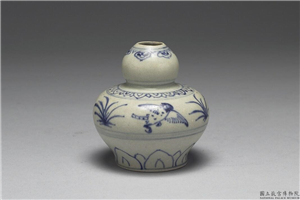 越南青花花鸟葫芦瓶,,,盛装器