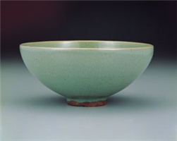 元 钧窑 粉青碗,元,陶瓷,食器