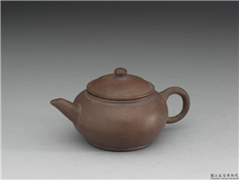 清「孟臣」款紫砂茶壶,清,,