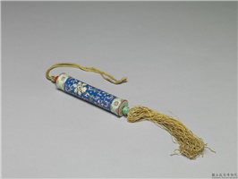 清 粉彩瓷牙签筒,清,,杂器