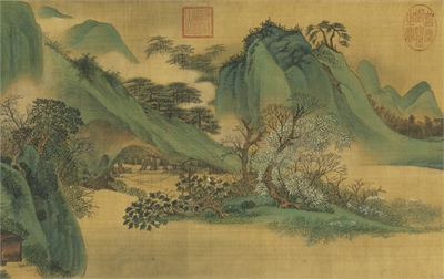 吴历　云白山青