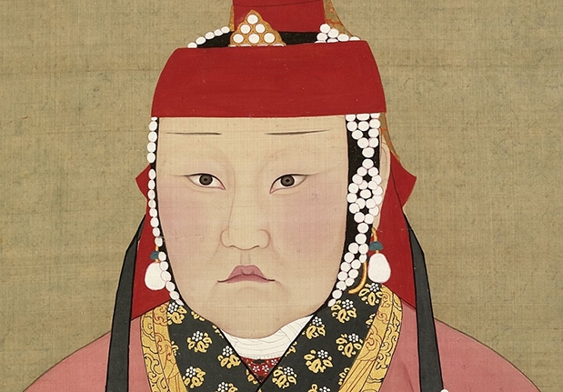 元代后半身像　册　元顺宗后