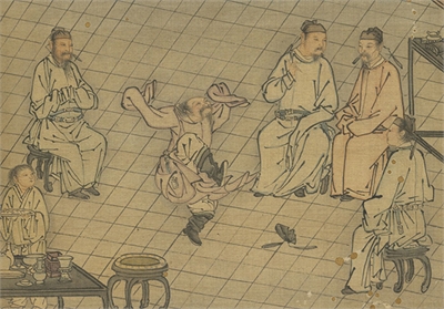 明戴进太平乐事　册　娱乐