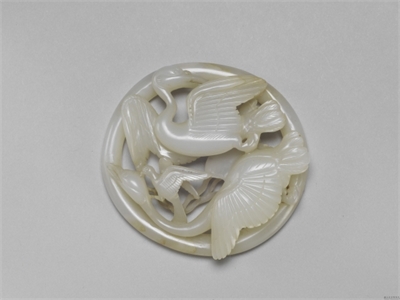 金至元  「春水」玉带饰
