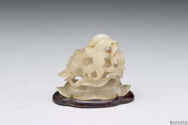 清 青玉兽面纹炉