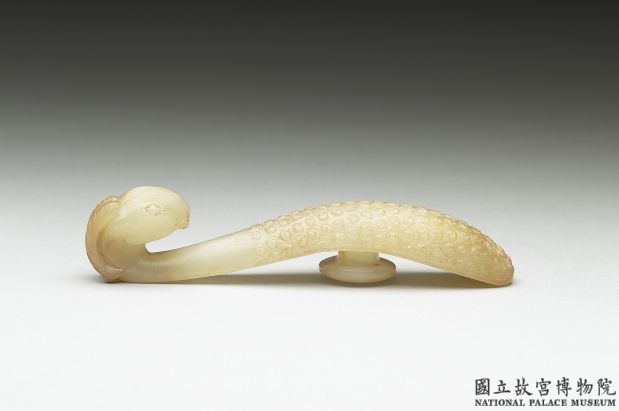 清 青玉带钩