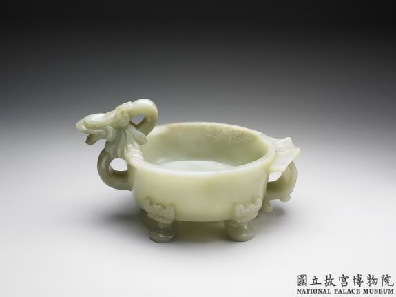 清 青玉圆洗
