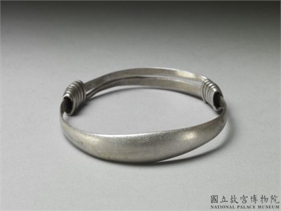 清末民初 银手镯