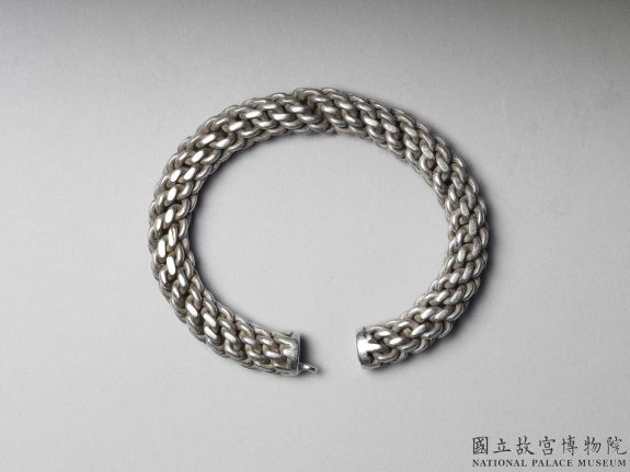 清末民初 银手镯