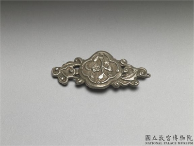 清末民初 银发夹