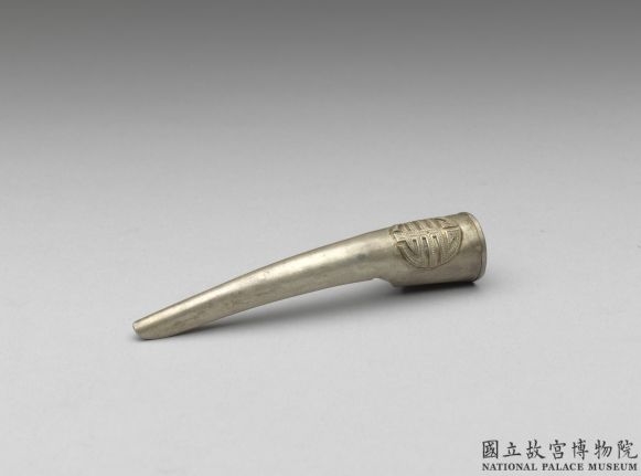清 银团寿指甲套