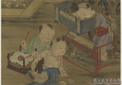 宋人婴戏图　轴