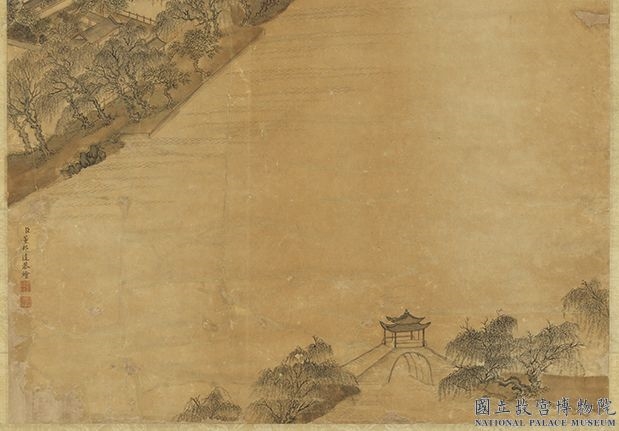 清董邦达柳浪闻莺　轴