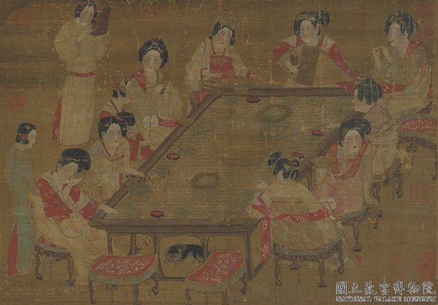 唐人宫乐图　轴