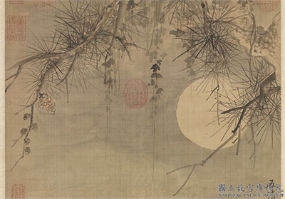 清恽寿平五清图　轴